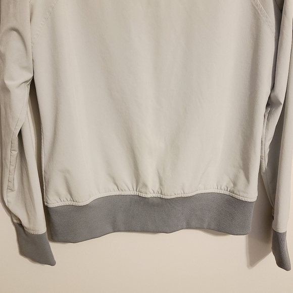 Athleta | Women's Gray Two Tone Full Zipper Lightweight Jacket (Size Medium) - Picture 12 of 13